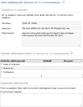 Ipprovdi l-Informazzjoni